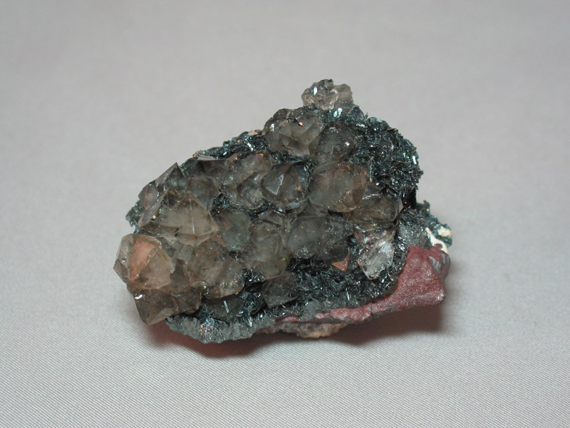 Quartz on Hematite